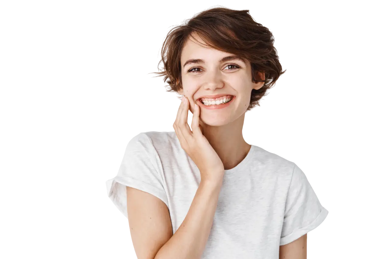 Full top arch smile transformation with cosmetic dentistry in London